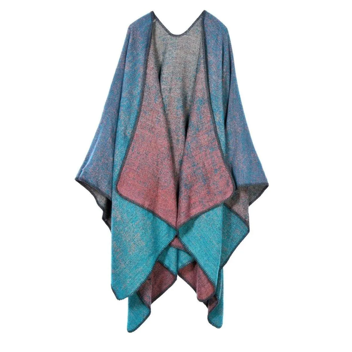Elegant Large Plaid Cashmere Scarf