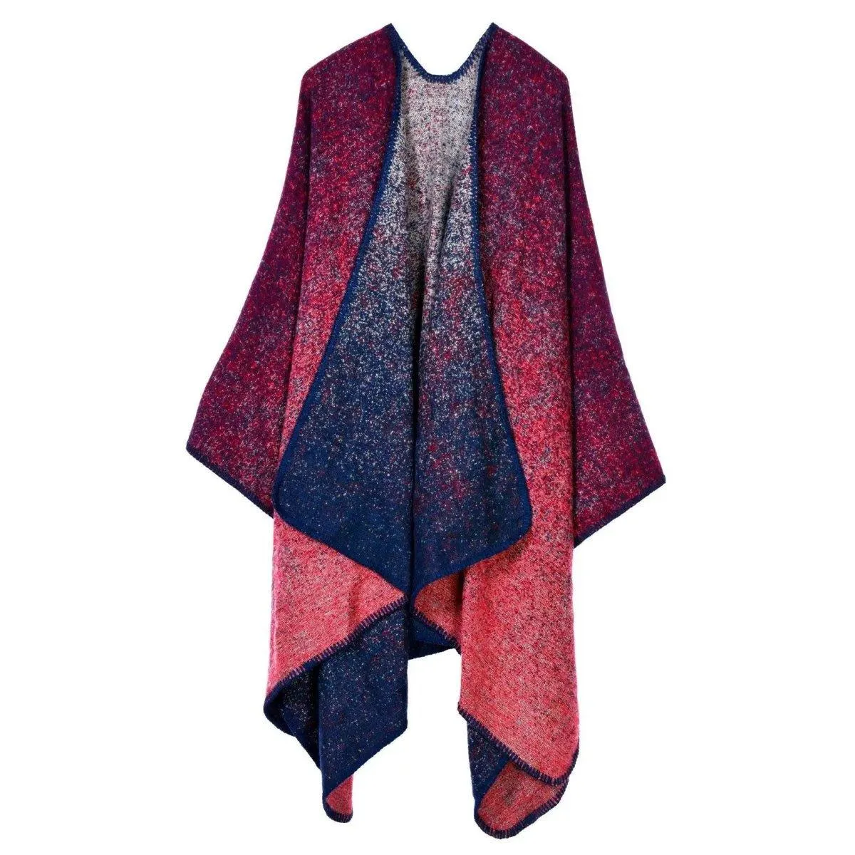 Elegant Large Plaid Cashmere Scarf