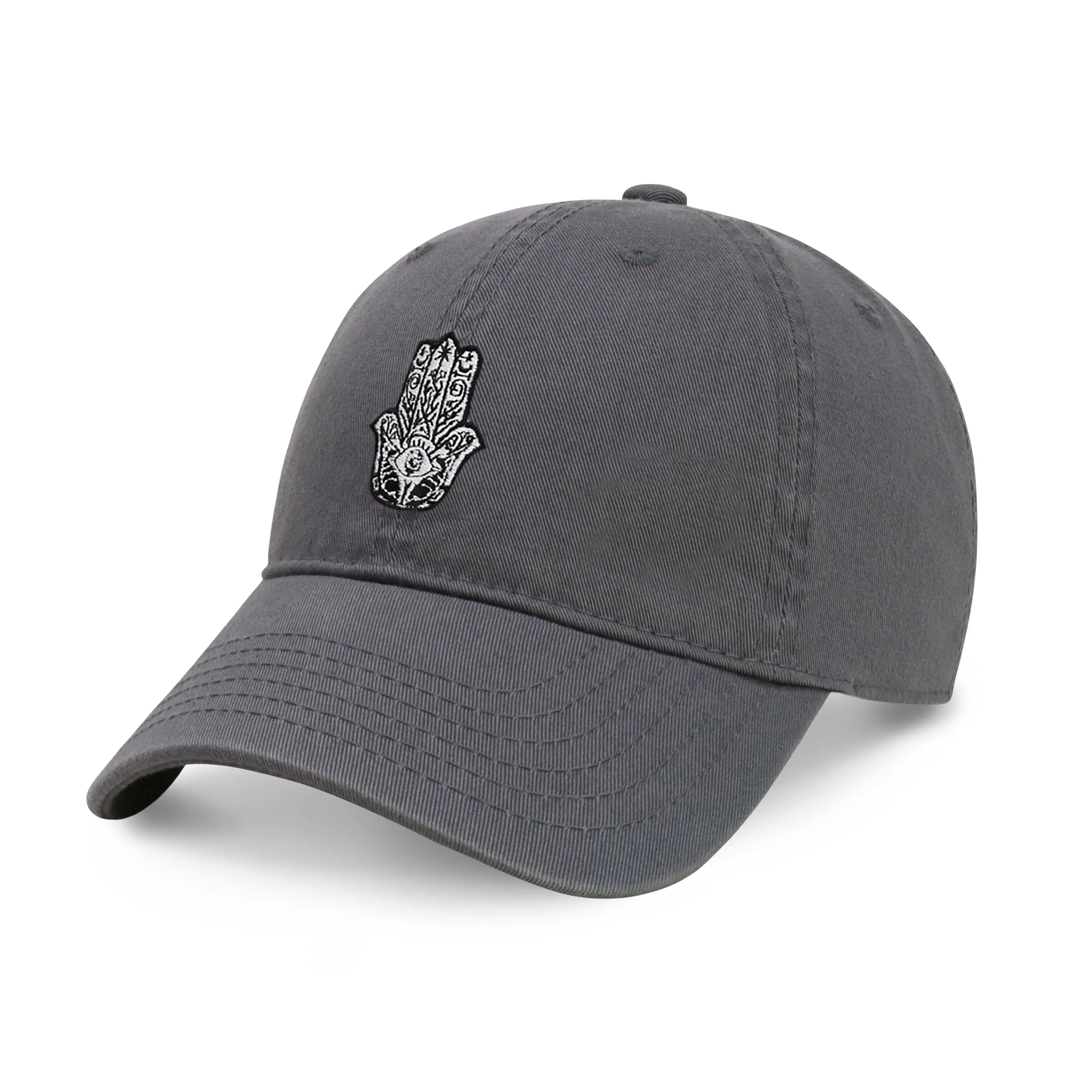 Hamsa Design Embroidered Cap