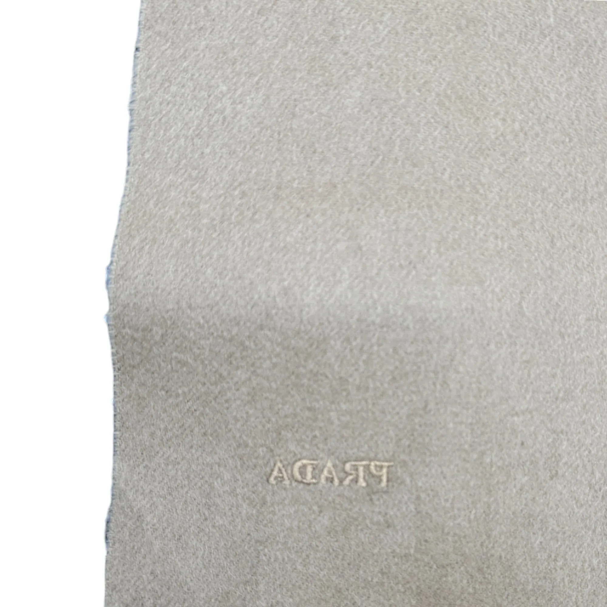 Men's Logo Scarf Beige